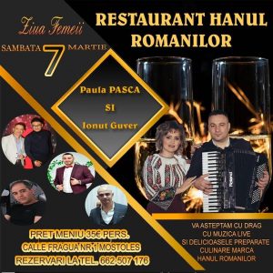 Evenimente românești 8 martie în Spania