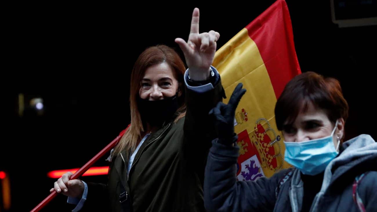 A șaptea zi de proteste la Madrid împotriva Guvernului condus de Pedro Sanchez