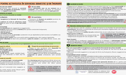Ghid în limba română privind activitatea în serviciul domestic și de îngrijire