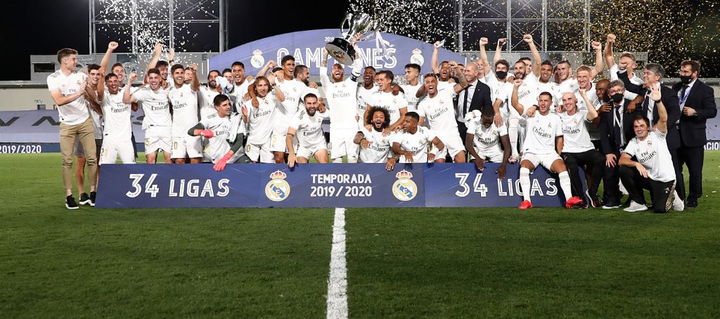 Real Madrid campioană a Spaniei în La Liga 2020!