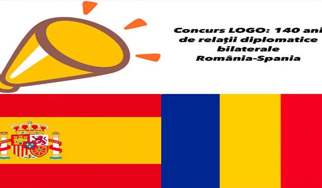 Concurs pentru comunitatea românească din Spania: Creație logo 140 ani de relații diplomatice România-Spania
