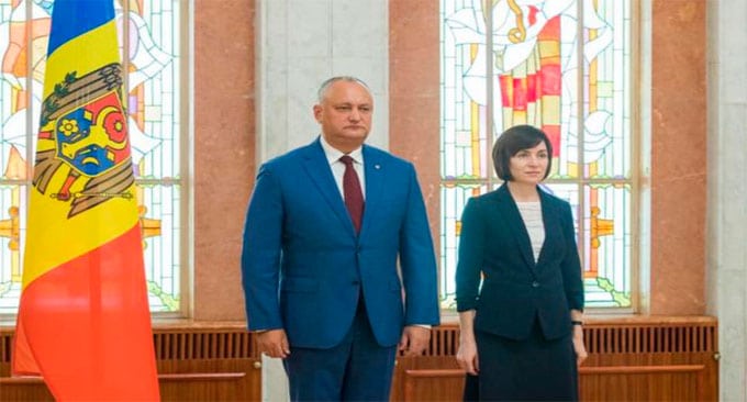 Maia Sandu şi Igor Dodon