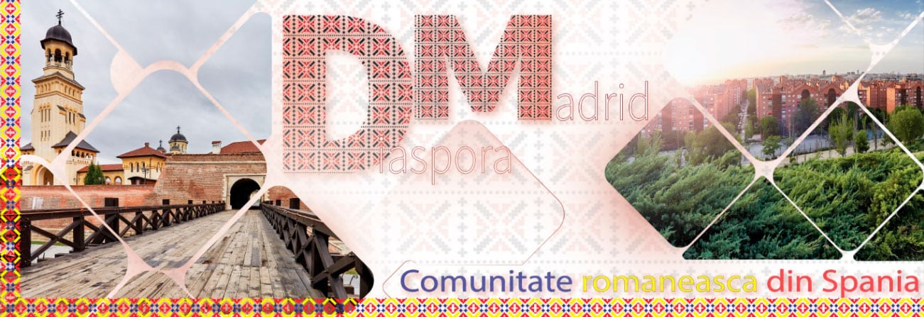 Diaspora Madrid logo motiv traditional