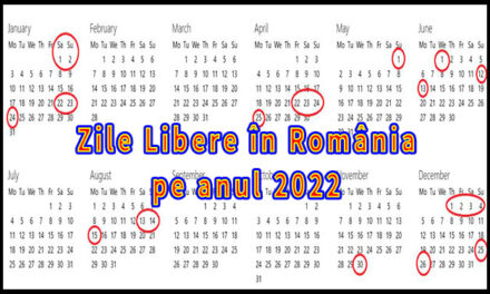 Sărbători legale în 2022. Vezi calendarul cu zilele libere din România