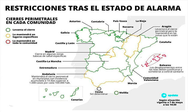 Starea de urgență s-a încheiat! Guvernul spaniol ridică majoritatea restricțiilor