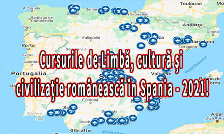 Cursurile de Limbă, cultură și civilizație românească în Spania – 2021!