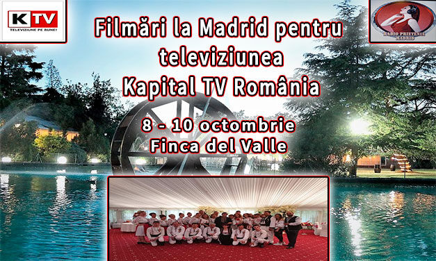 Filmări la Madrid 2021 pentru televiziunea națională Kapital TV România