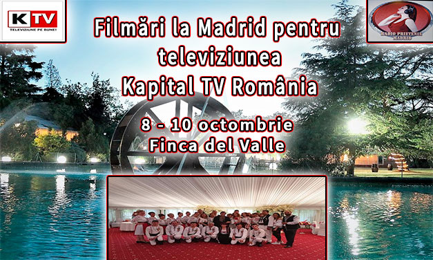 Filmări la Madrid pentru televiziunea națională - Kapital TV România