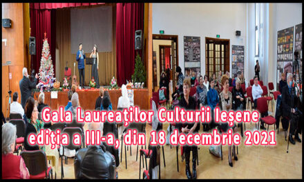 Gala Laureaților Culturii Ieșene, ediția a III-a, din 18 decembrie 2021