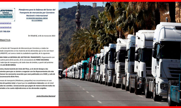 O platformă a Sectorului Transporturi din Spania cheamă la grevă generală