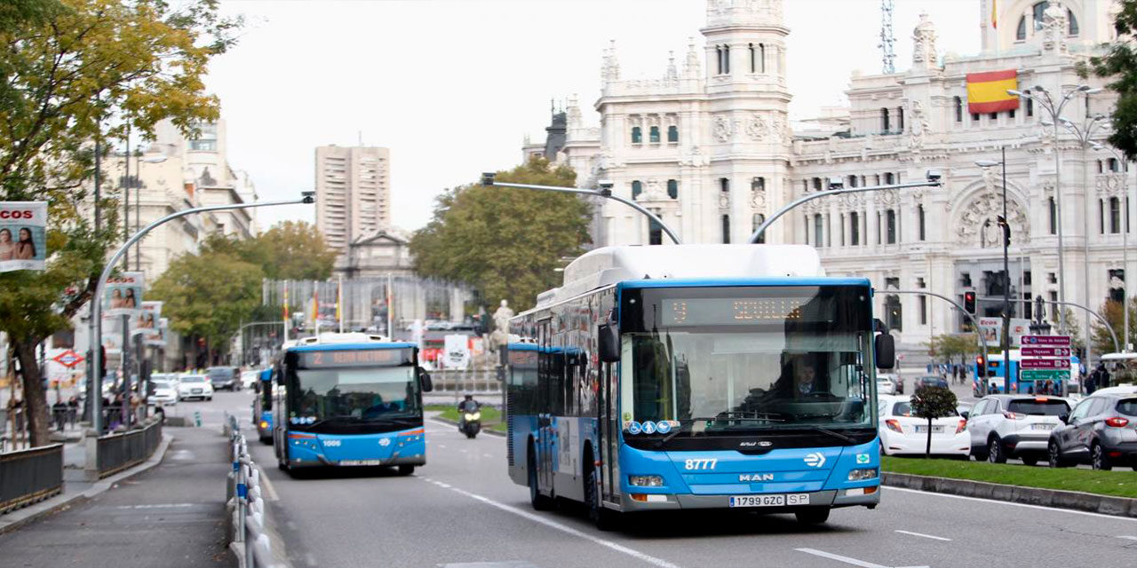 Călătorii gratuite la Madrid cu autobuzele companiei EMT, marți și miercuri!