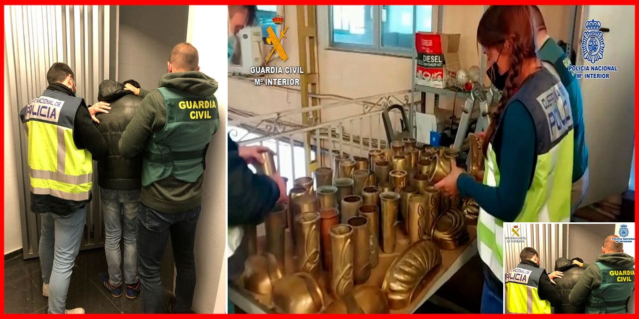 Român arestat în Spania pentru profanare de morminte din două cimitire(video)