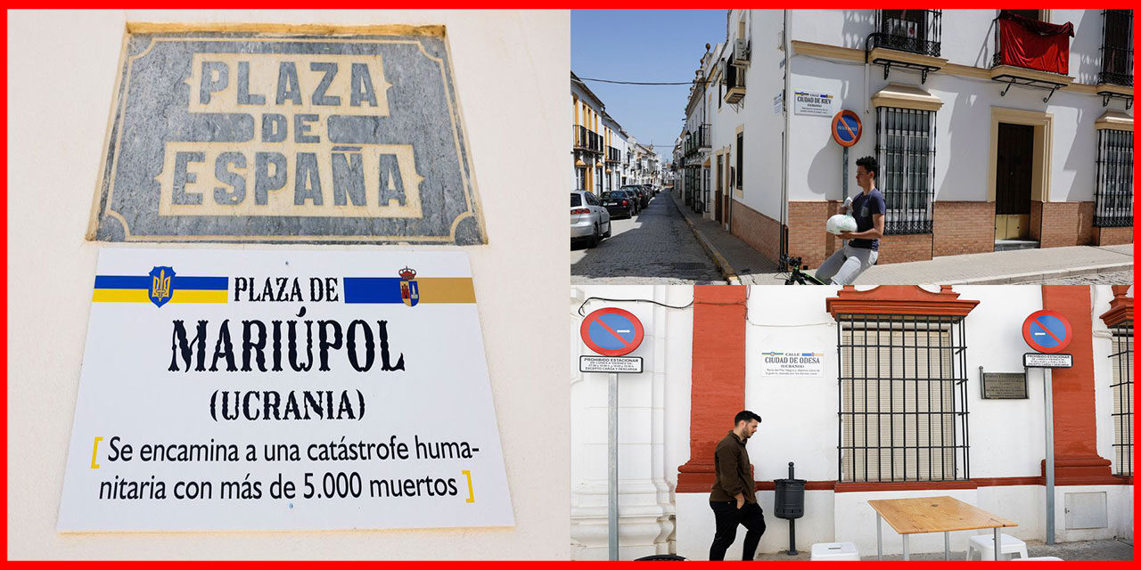 Un sat din Spania şi-a schimbat numele în Ucraina în semn de solidaritate!