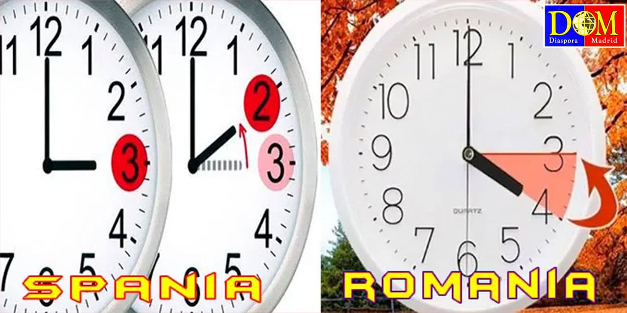 Ora de iarnă 2022! Când se schimbă ora în România și Spania?