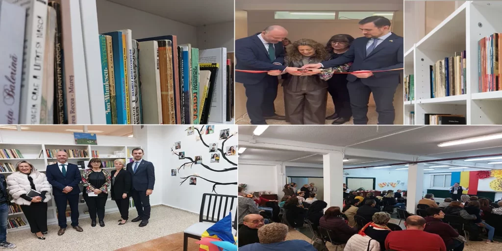 O bibliotecă românească a fost inaugurată în orașul lui Cervantes