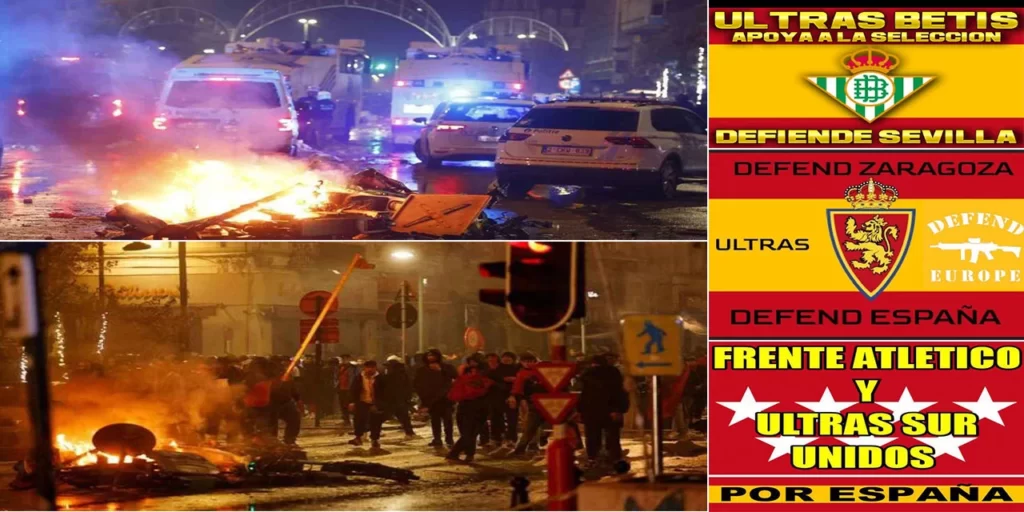 Grupurile ultras din Spania fac apel la suporteri să "apere străzile" de fanii marocani