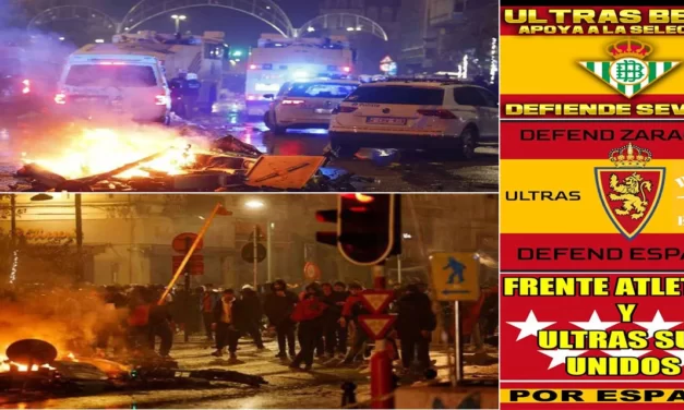 Grupurile ultras din Spania fac apel la suporteri să “apere străzile” de fanii marocani