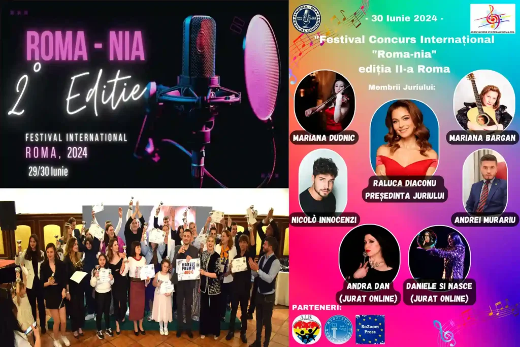 Se caută talente românești în diaspora pentru Festivalul Concurs Internațional ROMA-NIA